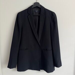 Madewell | Lycée drapey blazer in black size 2